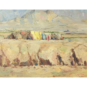 Naseeb Khan, 12 x 15 Inch, Oil on Canvas, Landscape Painting, AC-NSBK-028 Naseeb Khan, 12 x 15 Inch, Oil on Canvas, Landscape Painting, AC-NSBK-028